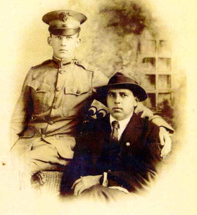 Louis with his brother Paul